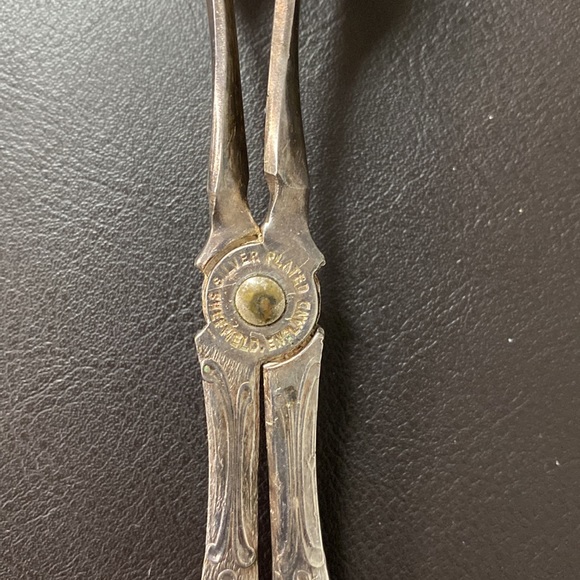 Antique Victorian Sheffield England Silver Serving Scissor Tongs 1750-1840 - Picture 8 of 11